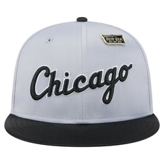 Chicago White Sox Satin 59FIFTY Fitted Hat Gray/Black | New Era