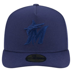 Miami Marlins Color Pack A-Frame 59FIFTY Fitted Hat Navy | New Era