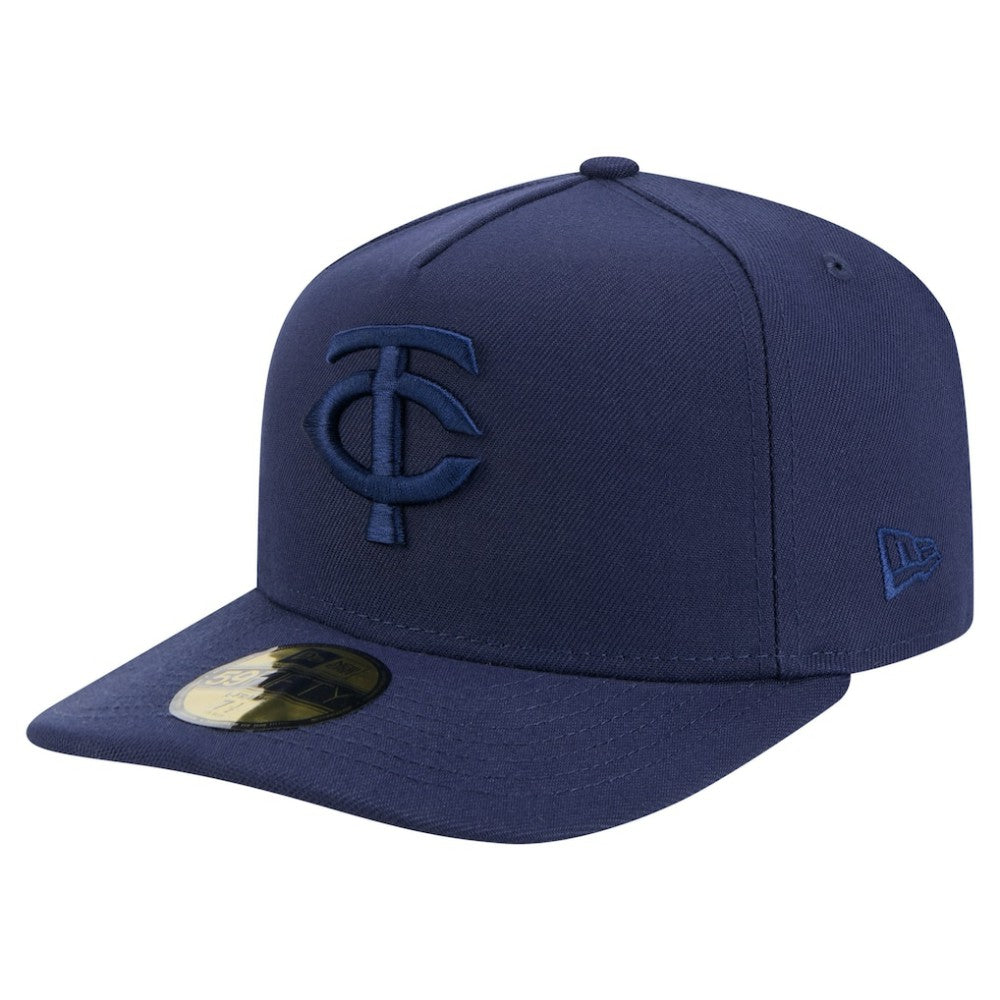 Minnesota Twins Color Pack A-Frame 59FIFTY Fitted Hat Navy | New Era