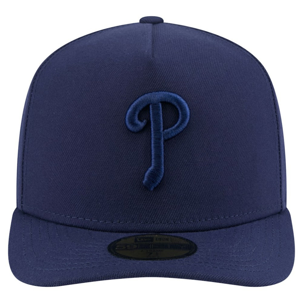 Philadelphia Phillies Color Pack A-Frame 59FIFTY Fitted Hat Navy | New Era