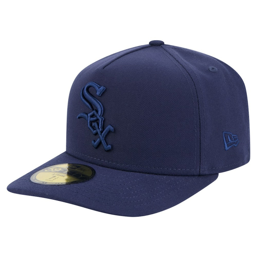 Chicago White Sox Color Pack A-Frame 59FIFTY Fitted Hat Navy | New Era