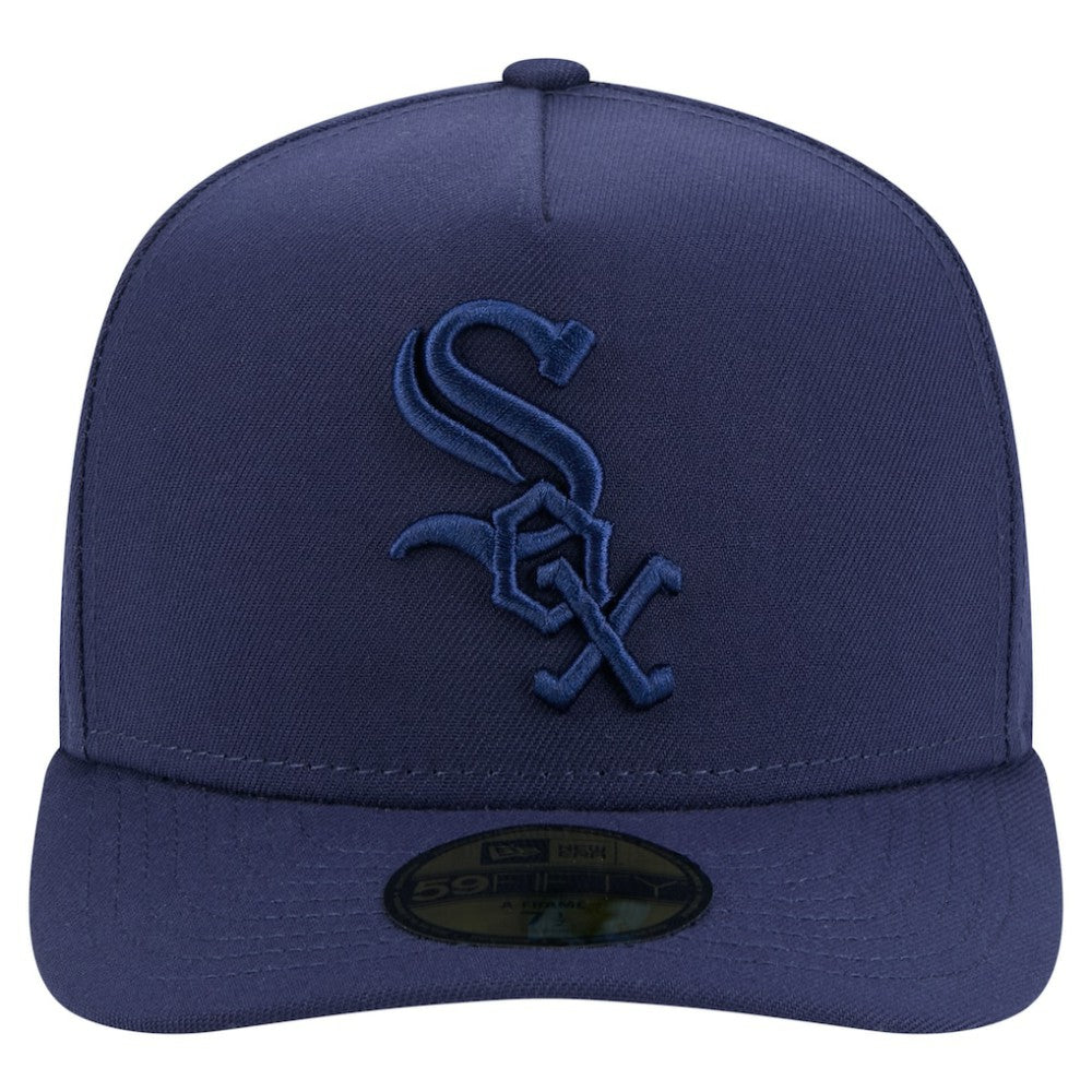 Chicago White Sox Color Pack A-Frame 59FIFTY Fitted Hat Navy | New Era