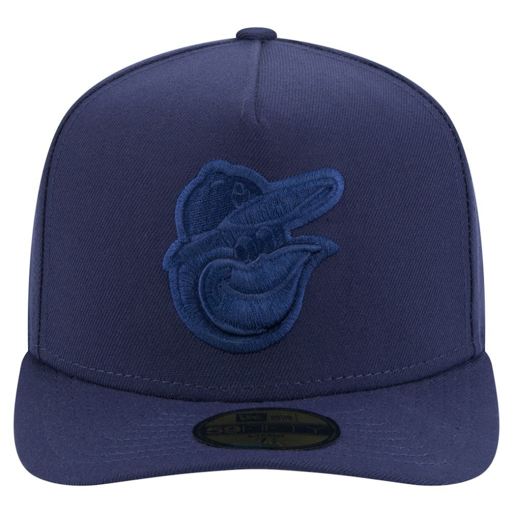 Baltimore Orioles Color Pack A-Frame 59FIFTY Fitted Hat Navy | New Era