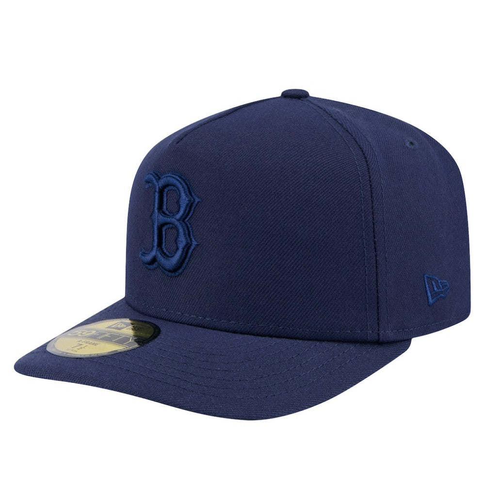 Boston Red Sox Color Pack A-Frame 59FIFTY Fitted Hat Navy | New Era