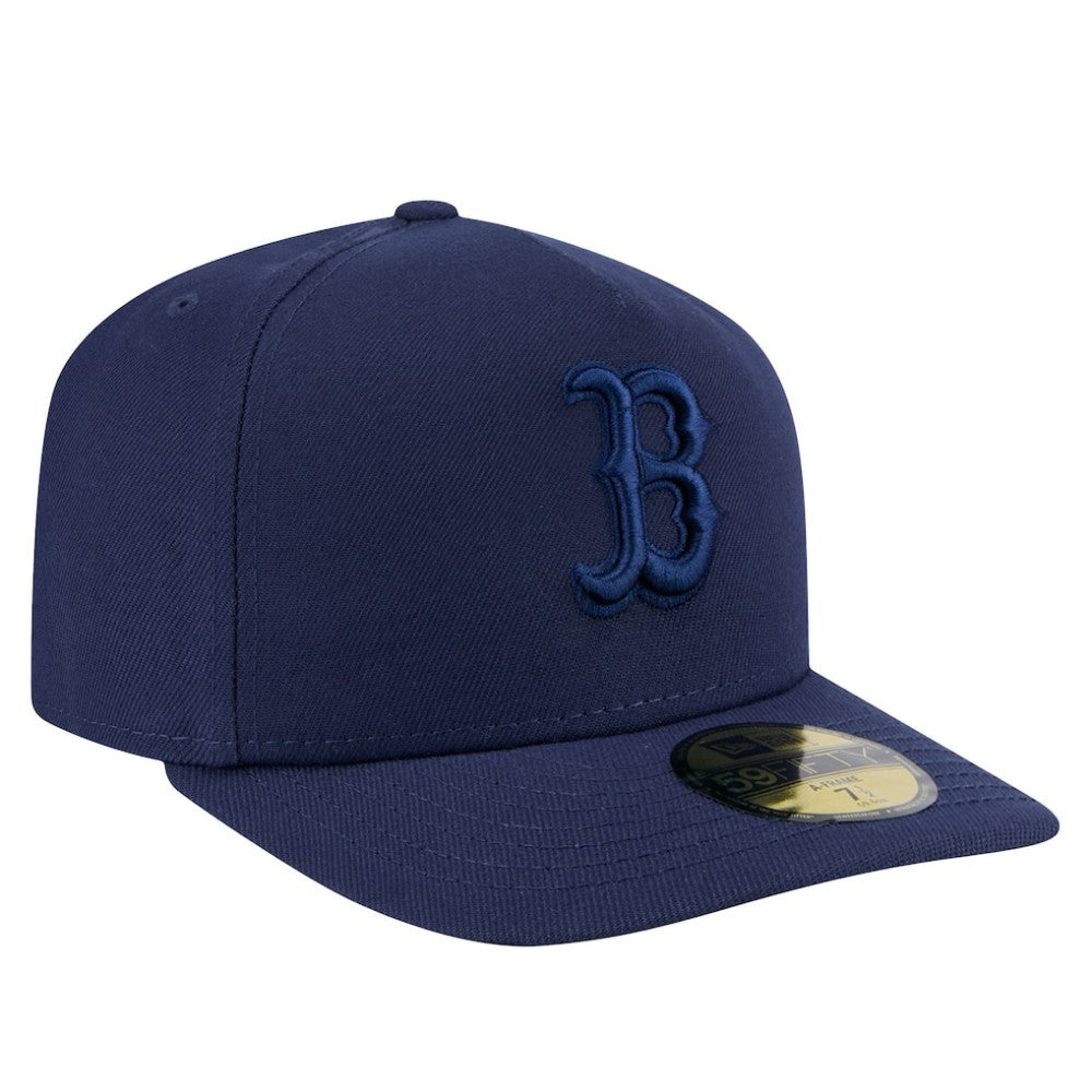 Boston Red Sox Color Pack A-Frame 59FIFTY Fitted Hat Navy | New Era
