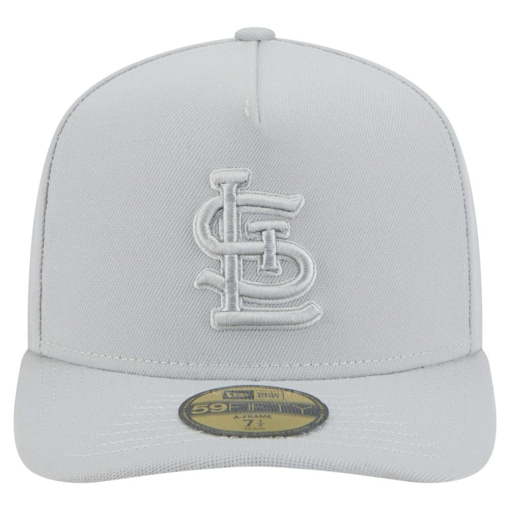 St. Louis Cardinals Colorpack A-Frame 59FIFTY Fitted Hat Gray | New Era