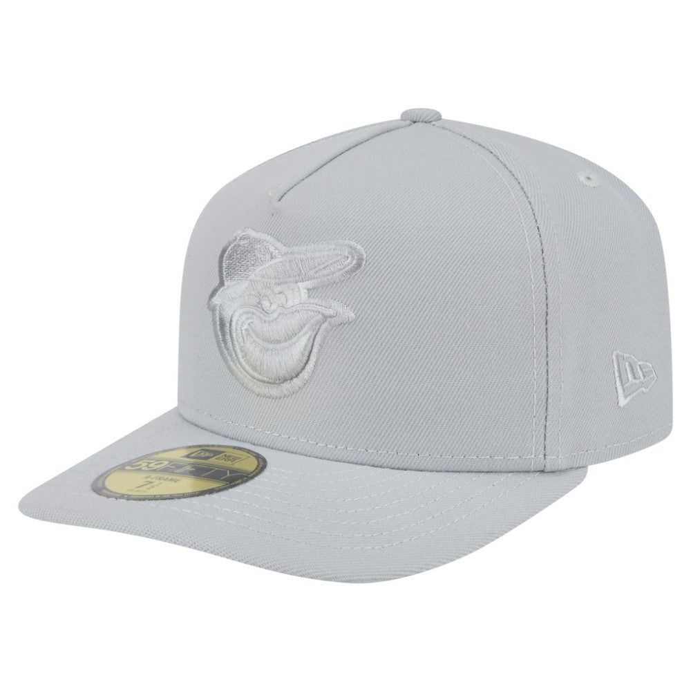 Baltimore Orioles Colorpack A-Frame 59FIFTY Fitted Hat Gray | New Era