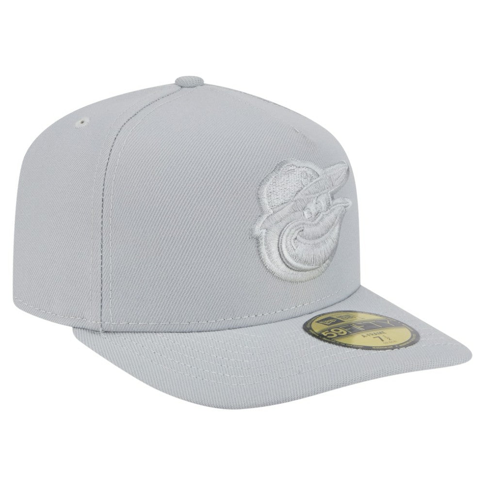 Baltimore Orioles Colorpack A-Frame 59FIFTY Fitted Hat Gray | New Era