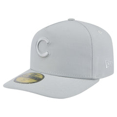 Chicago Cubs Colorpack A-Frame 59FIFTY Fitted Hat Gray | New Era