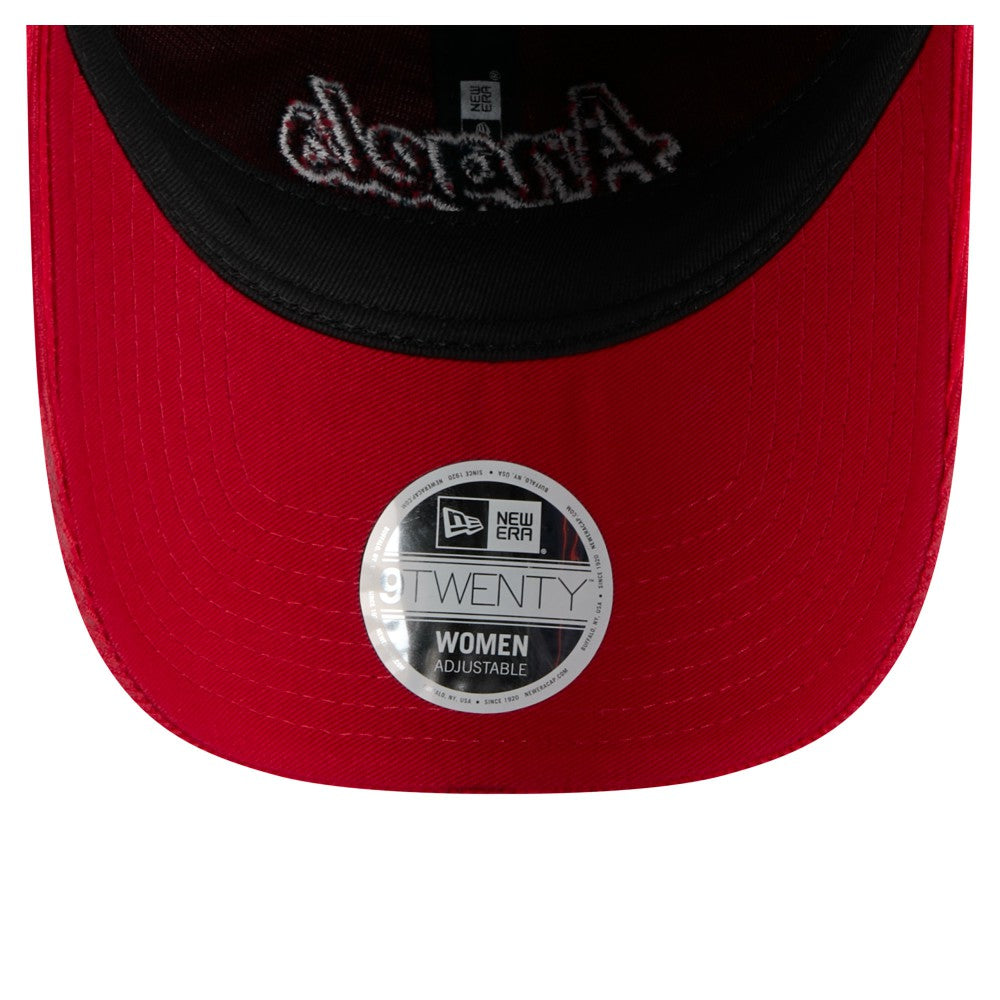 Los Angeles Angels Women's Corduroy 9TWENTY Adjustable Hat Red | New Era