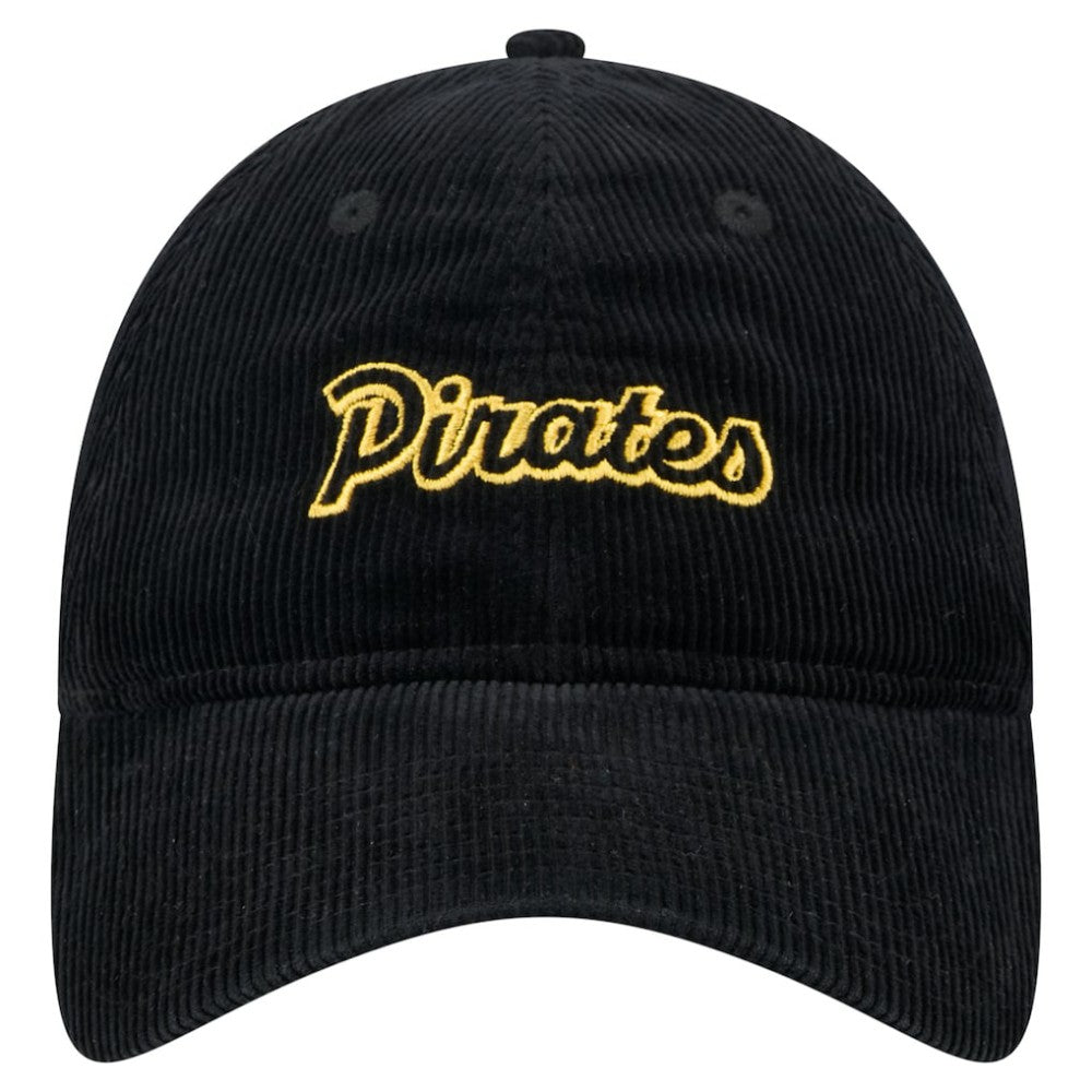Pittsburgh Pirates Women's Corduroy 9TWENTY Adjustable Hat Black | New Era