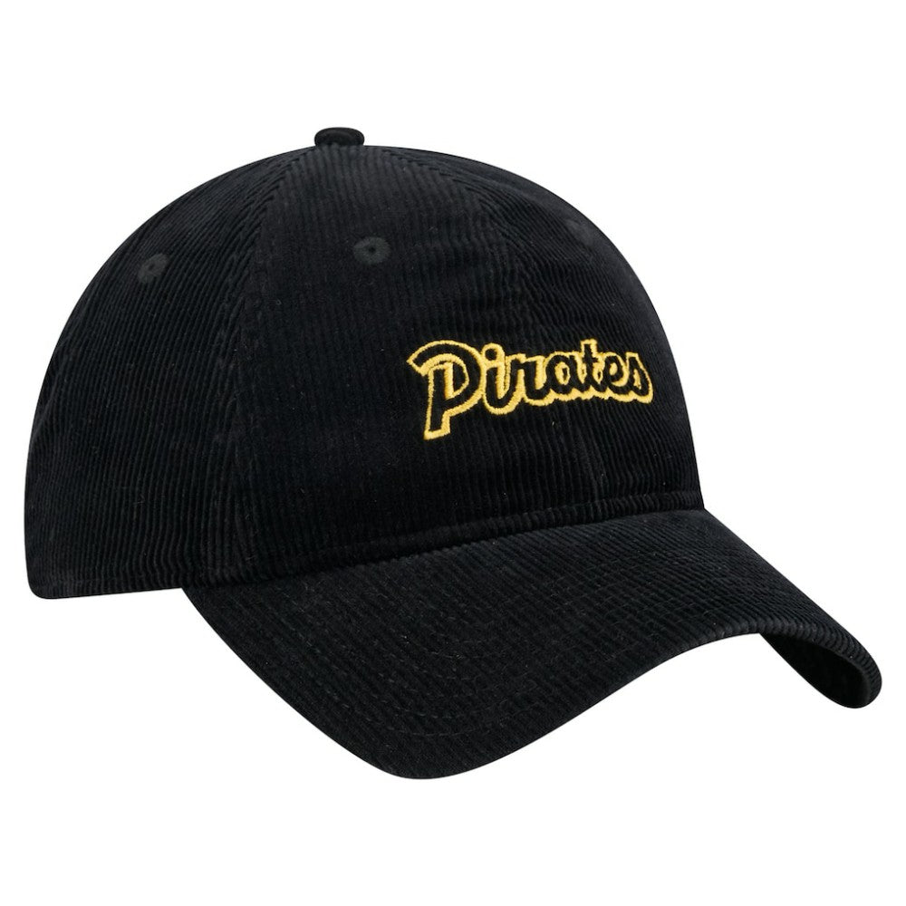 Pittsburgh Pirates Women's Corduroy 9TWENTY Adjustable Hat Black | New Era