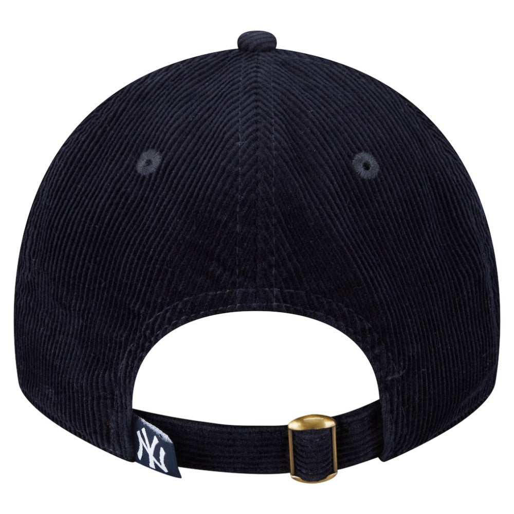 New York Yankees Women's Corduroy 9TWENTY Adjustable Hat Navy | New Era
