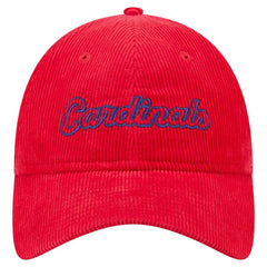 St. Louis Cardinals Women's Corduroy 9TWENTY Adjustable Hat Red | New Era