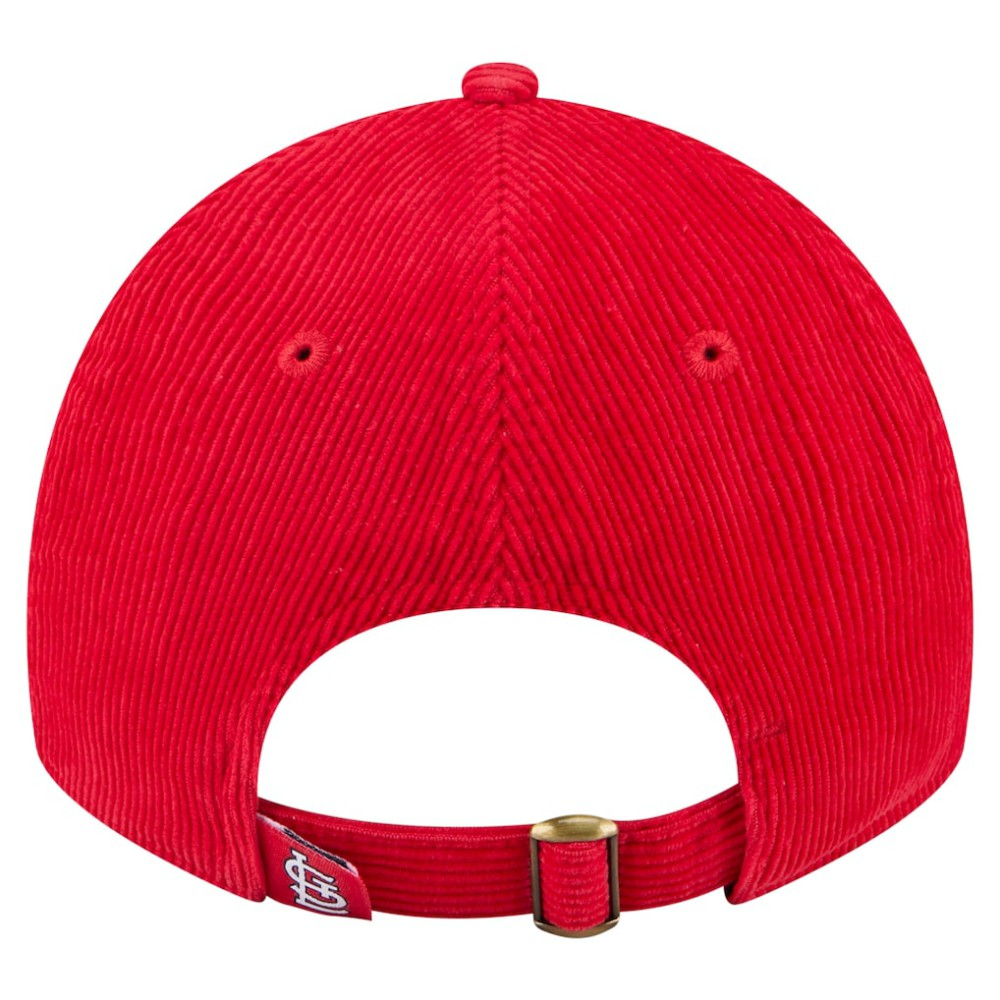 St. Louis Cardinals Women's Corduroy 9TWENTY Adjustable Hat Red | New Era