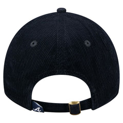 Atlanta Braves Women's Corduroy 9TWENTY Adjustable Hat Navy | New Era