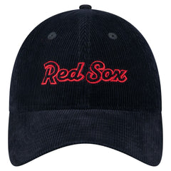 Boston Red Sox Women's Corduroy 9TWENTY Adjustable Hat Navy | New Era