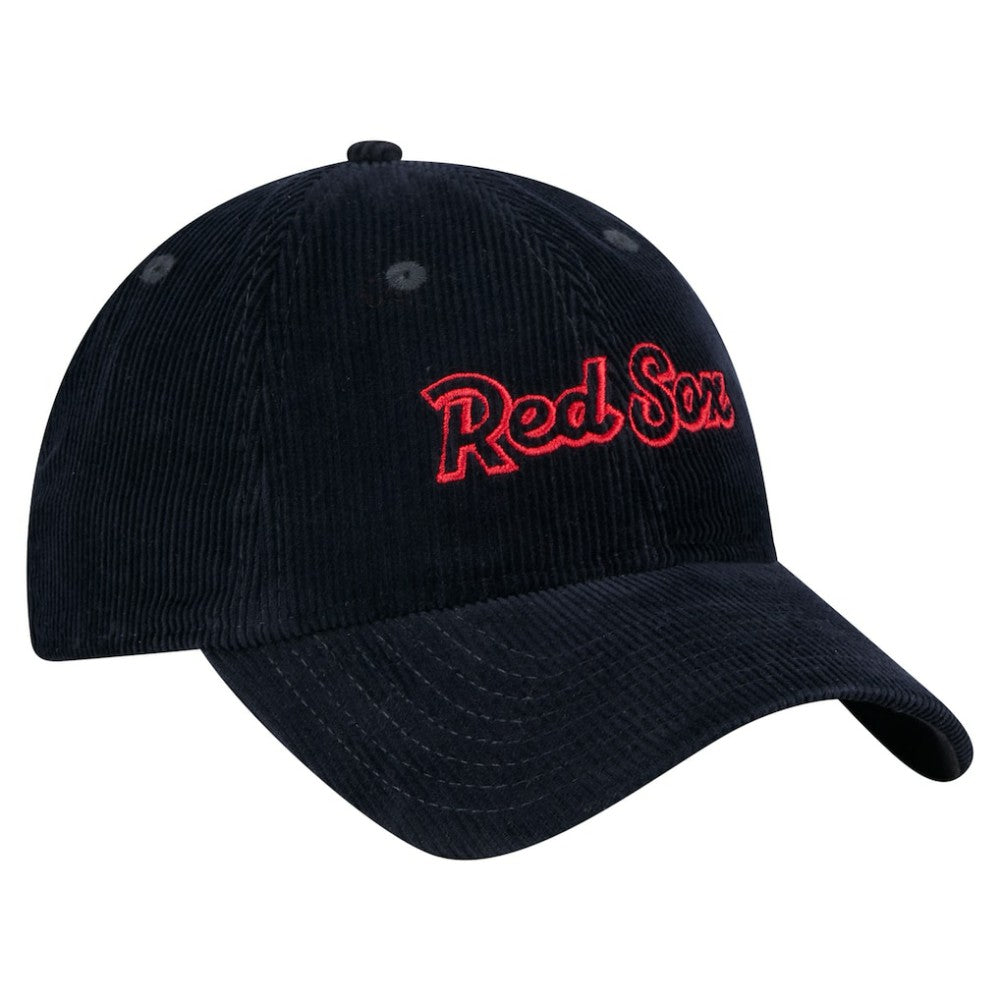 Boston Red Sox Women's Corduroy 9TWENTY Adjustable Hat Navy | New Era