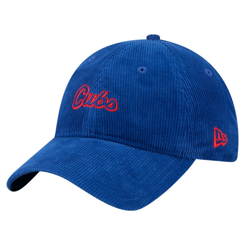 Chicago Cubs Women's Corduroy 9TWENTY Adjustable Hat Royal | New Era