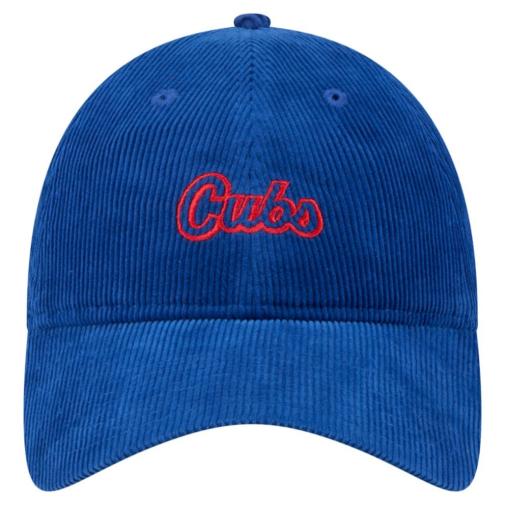 Chicago Cubs Women's Corduroy 9TWENTY Adjustable Hat Royal | New Era