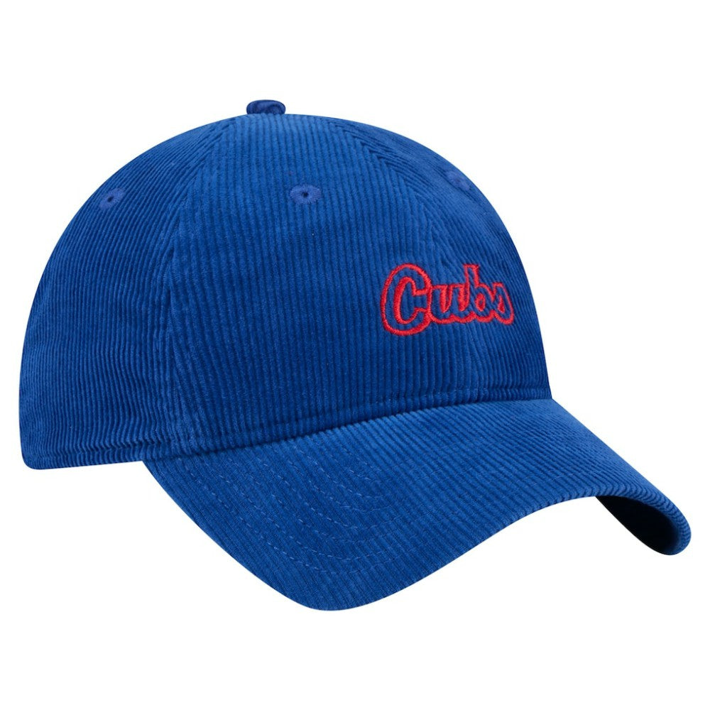 Chicago Cubs Women's Corduroy 9TWENTY Adjustable Hat Royal | New Era