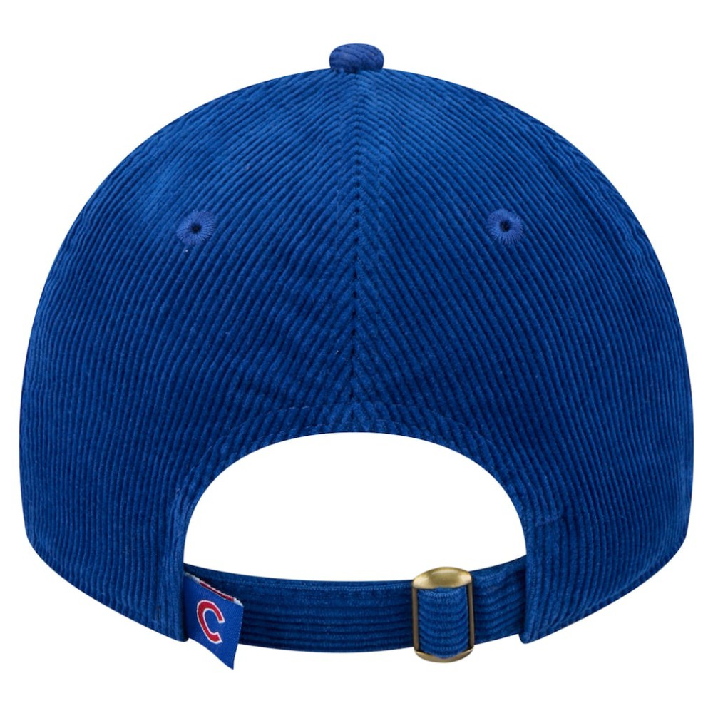 Chicago Cubs Women's Corduroy 9TWENTY Adjustable Hat Royal | New Era