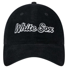 Chicago White Sox Women's Corduroy 9TWENTY Adjustable Hat Black | New Era