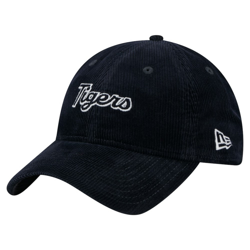 Detroit Tigers Women's Corduroy 9TWENTY Adjustable Hat Navy | New Era