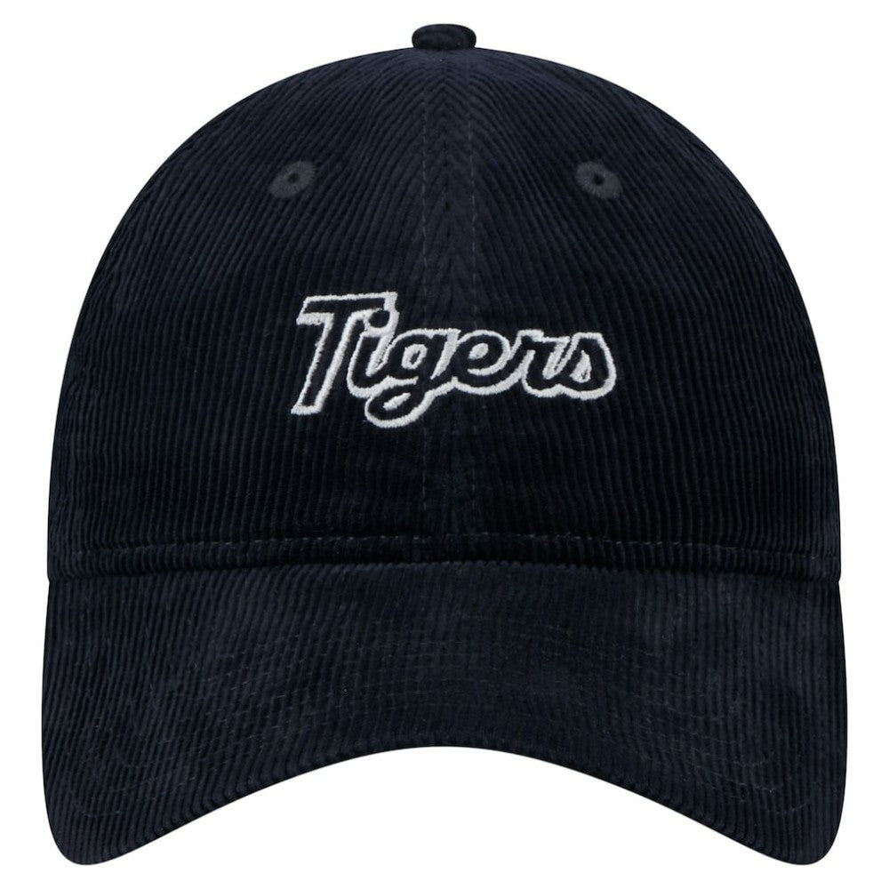 Detroit Tigers Women's Corduroy 9TWENTY Adjustable Hat Navy | New Era