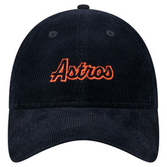 Houston Astros Women's Corduroy 9TWENTY Adjustable Hat Navy | New Era