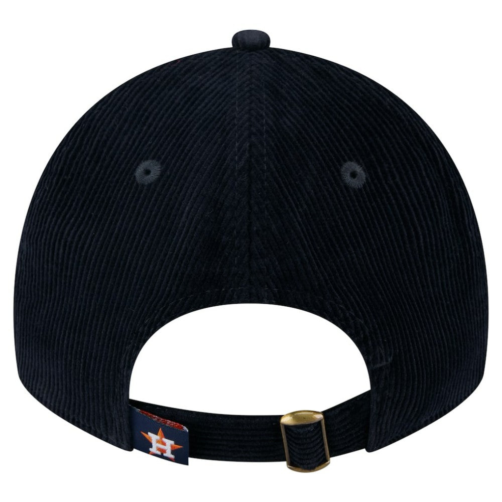 Houston Astros Women's Corduroy 9TWENTY Adjustable Hat Navy | New Era