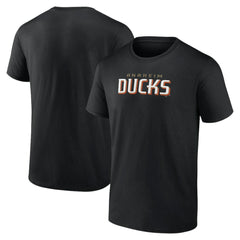 Anaheim Ducks Wordmark Logo T-Shirt Black