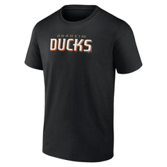 Anaheim Ducks Wordmark Logo T-Shirt Black