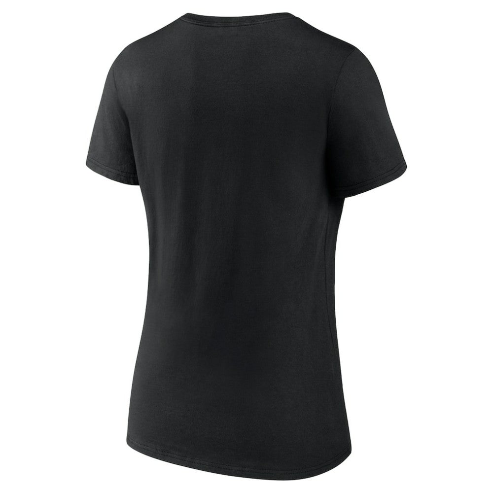 Baltimore Orioles Women's Fastball V-Neck T-Shirt Black