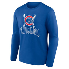 Chicago Cubs Fastball Long Sleeve T-Shirt Royal