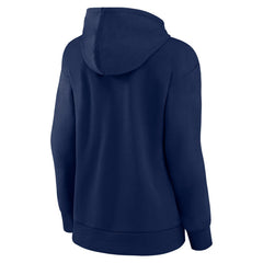 Cleveland Guardians Women's Fastball Pullover Hoodie Navy