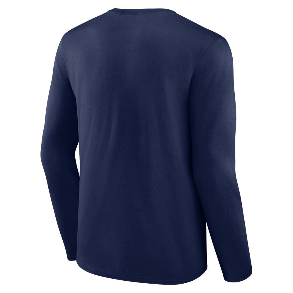 Milwaukee Brewers Fastball Long Sleeve T-Shirt Navy