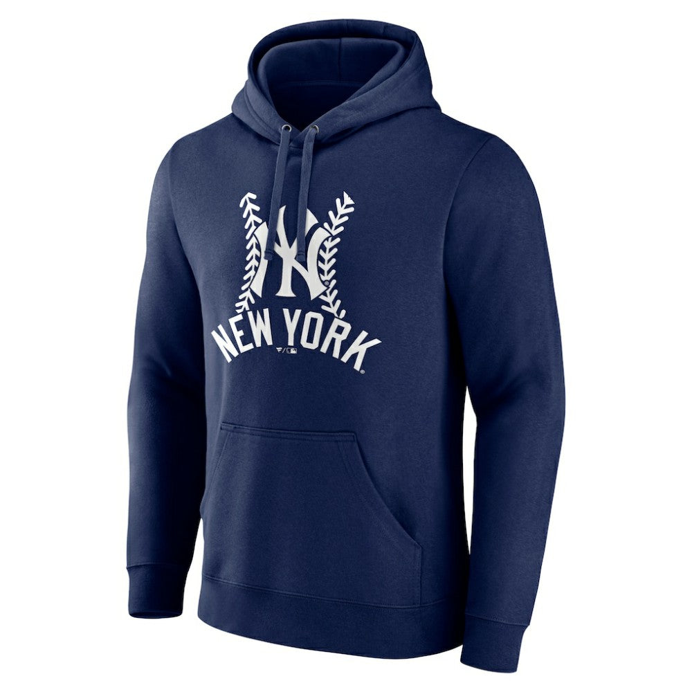 New York Yankees Fastball Pullover Hoodie Navy