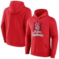 St. Louis Cardinals Fastball Pullover Hoodie Red