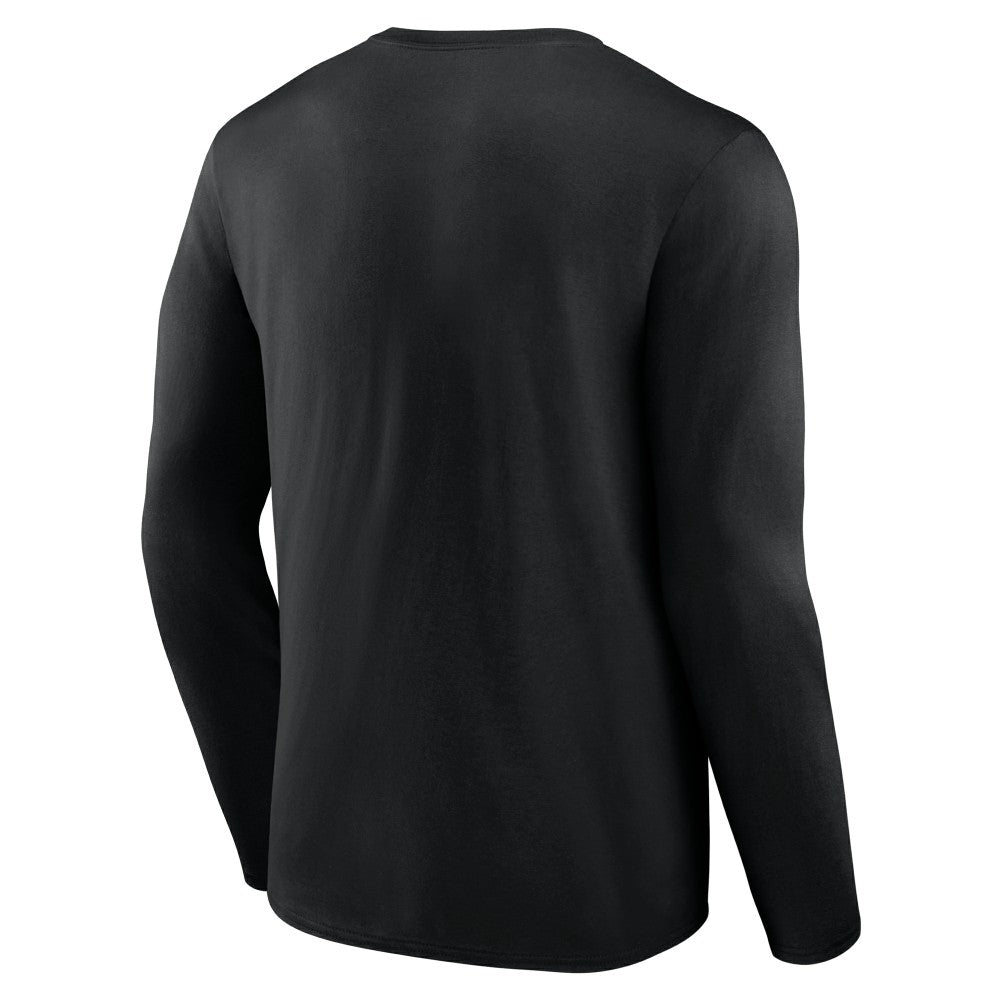 Cincinnati Reds Fastball Long Sleeve T-Shirt Black