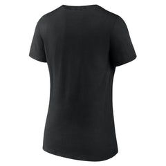 Los Angeles Dodgers Women's Fastball V-Neck T-Shirt Black