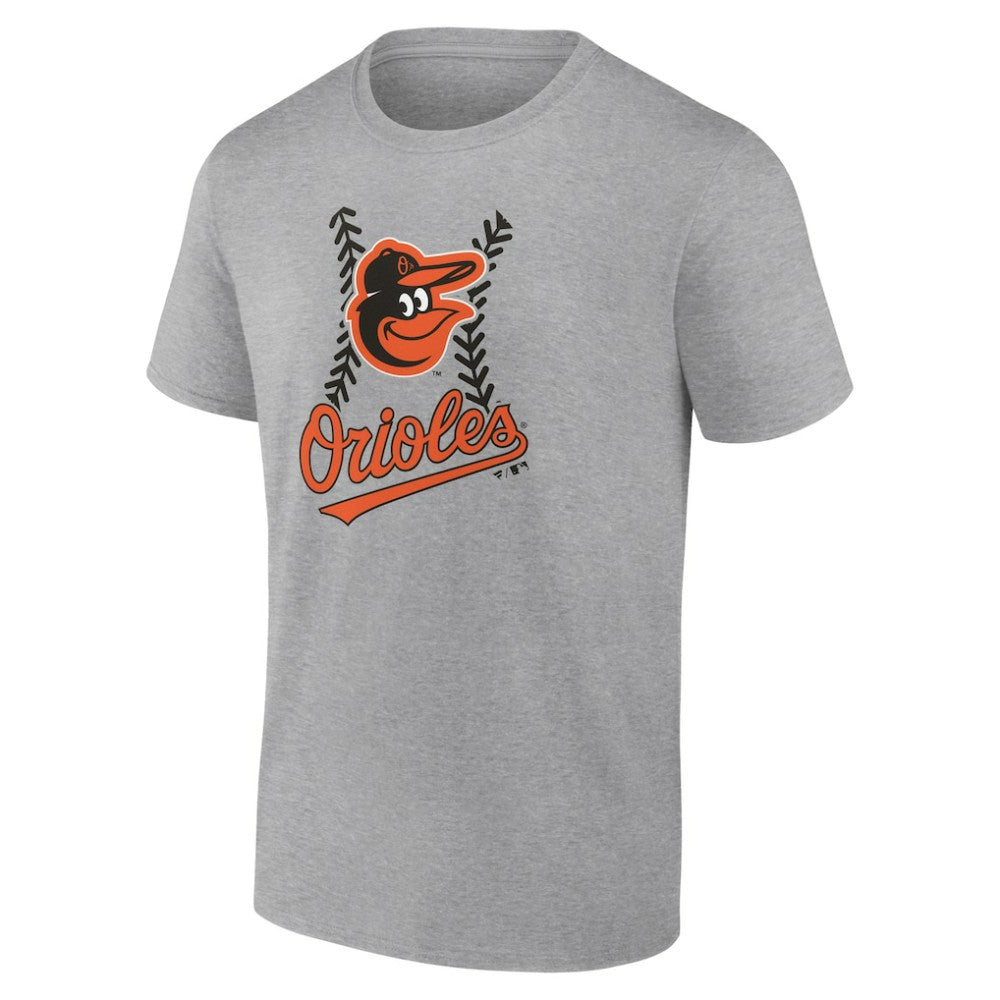 Baltimore Orioles Fastball T-Shirt Heather Gray