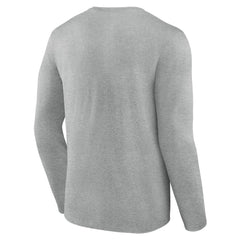Cincinnati Reds Fastball Long Sleeve T-Shirt Gray