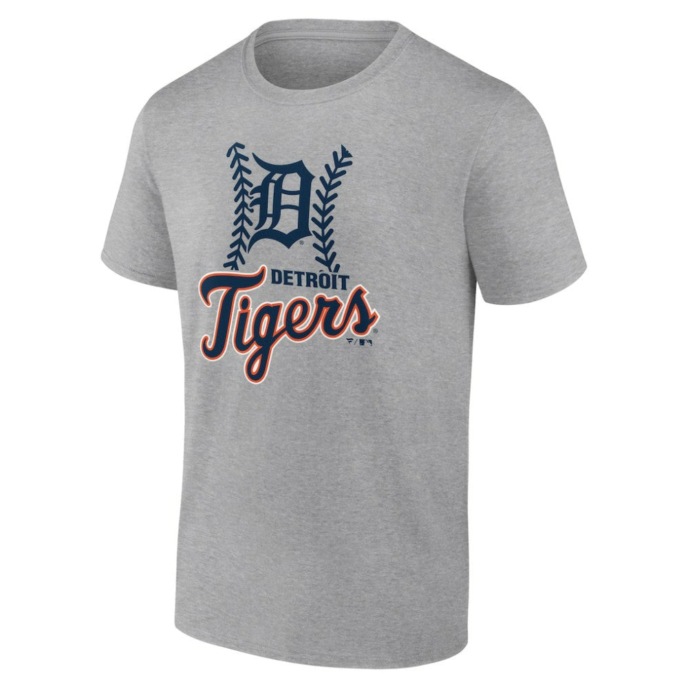 Detroit Tigers Fastball T-Shirt Heather Gray