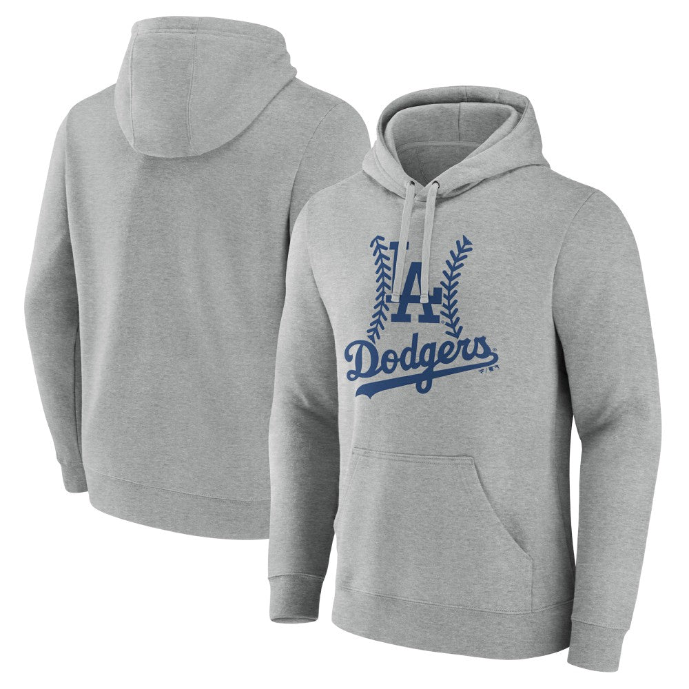 Los Angeles Dodgers Fastball Pullover Hoodie Gray