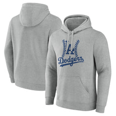 Los Angeles Dodgers Fastball Pullover Hoodie Gray