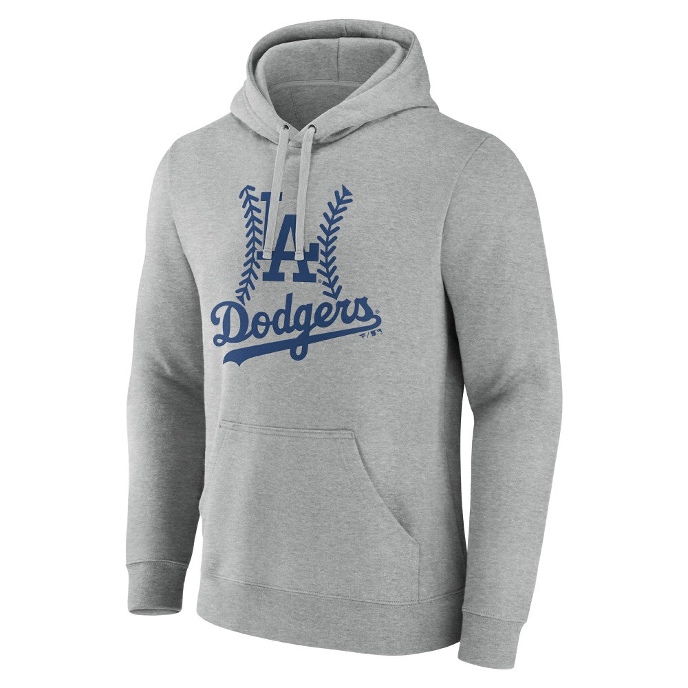 Los Angeles Dodgers Fastball Pullover Hoodie Gray