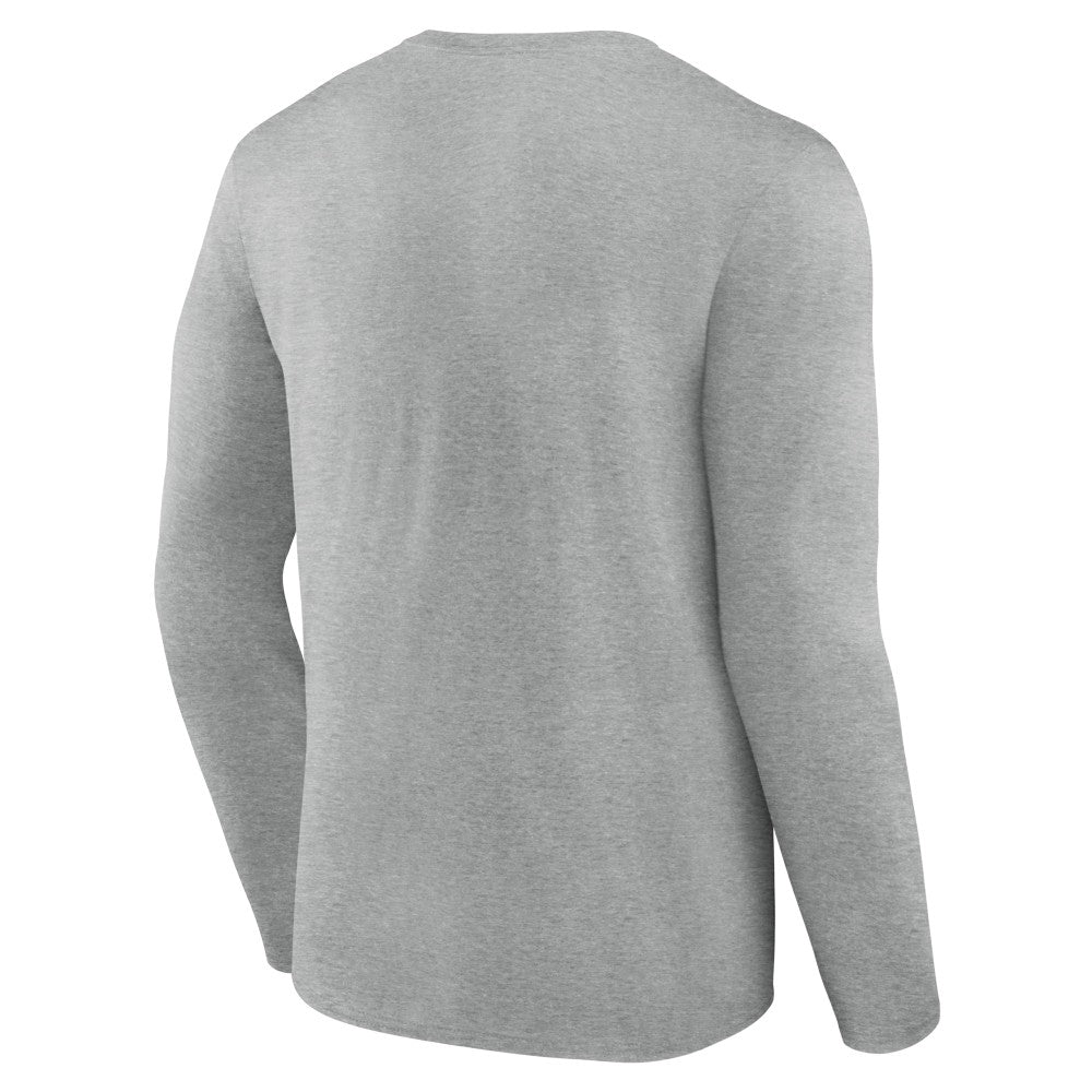 Milwaukee Brewers Fastball Long Sleeve T-Shirt Gray