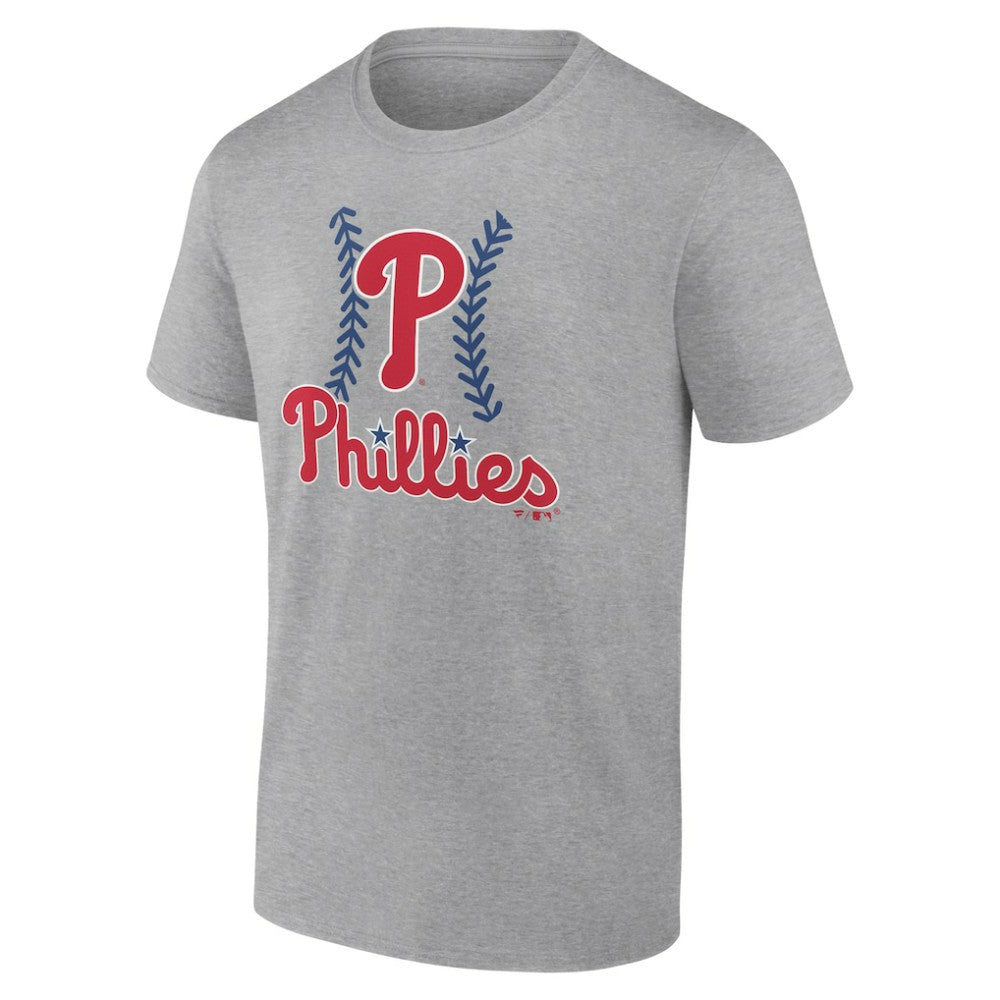 Philadelphia Phillies Fastball T-Shirt Heather Gray