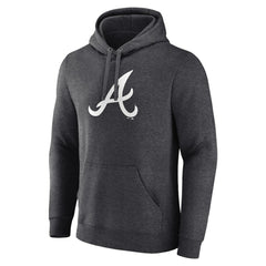 Atlanta Braves Monochrome Pullover Hoodie Charcoal